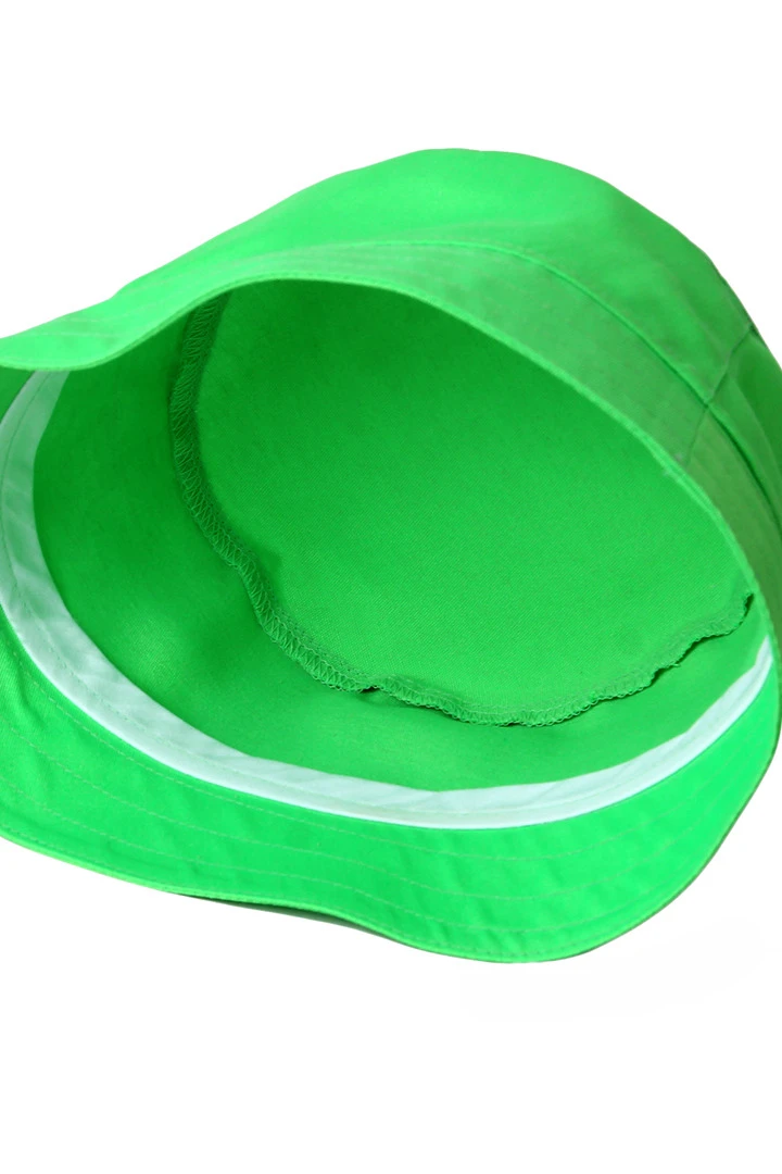 Панама Монако из греты с отстроченными полями, однотонная#4