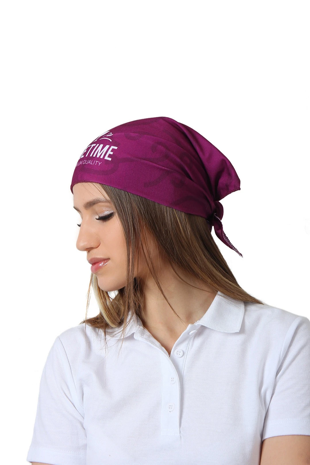 Бандана с полной запечаткой, полиэстер 60х60х90 см "WineTime"#2