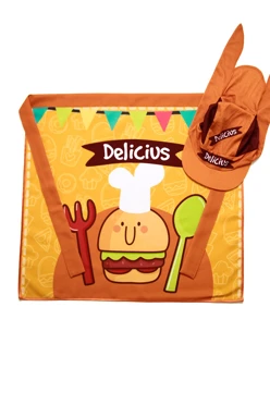 Купить передник Айс Бокс, с полной запечаткой "Delicius"