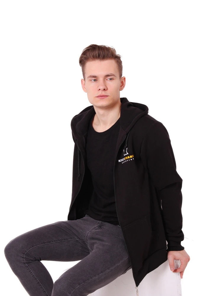 Балахон Рик из футера унисекс, однотонная "Kickcharge"#2