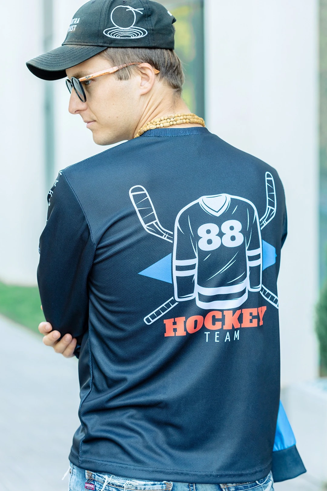 Купить лонгслив Гэлэкси Плюс из ники пэ унисекс с полной запечаткой