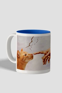 Купить кружку цветную внутри, с принтом "Adam"