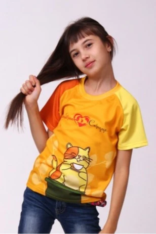 Футболка Спэйс детская с полной запечаткой (полиэстер)#6 Футболка Спэйс детская с полной запечаткой (полиэстер)#6