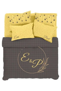 Купить постельное бельё 1,5-спальное 145х200 см с наволочками 70х70 см