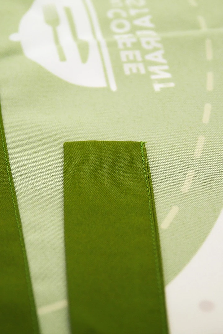 Передник Айс Бокс с прямым низом, с полной запечаткой "Bar Menu"#2