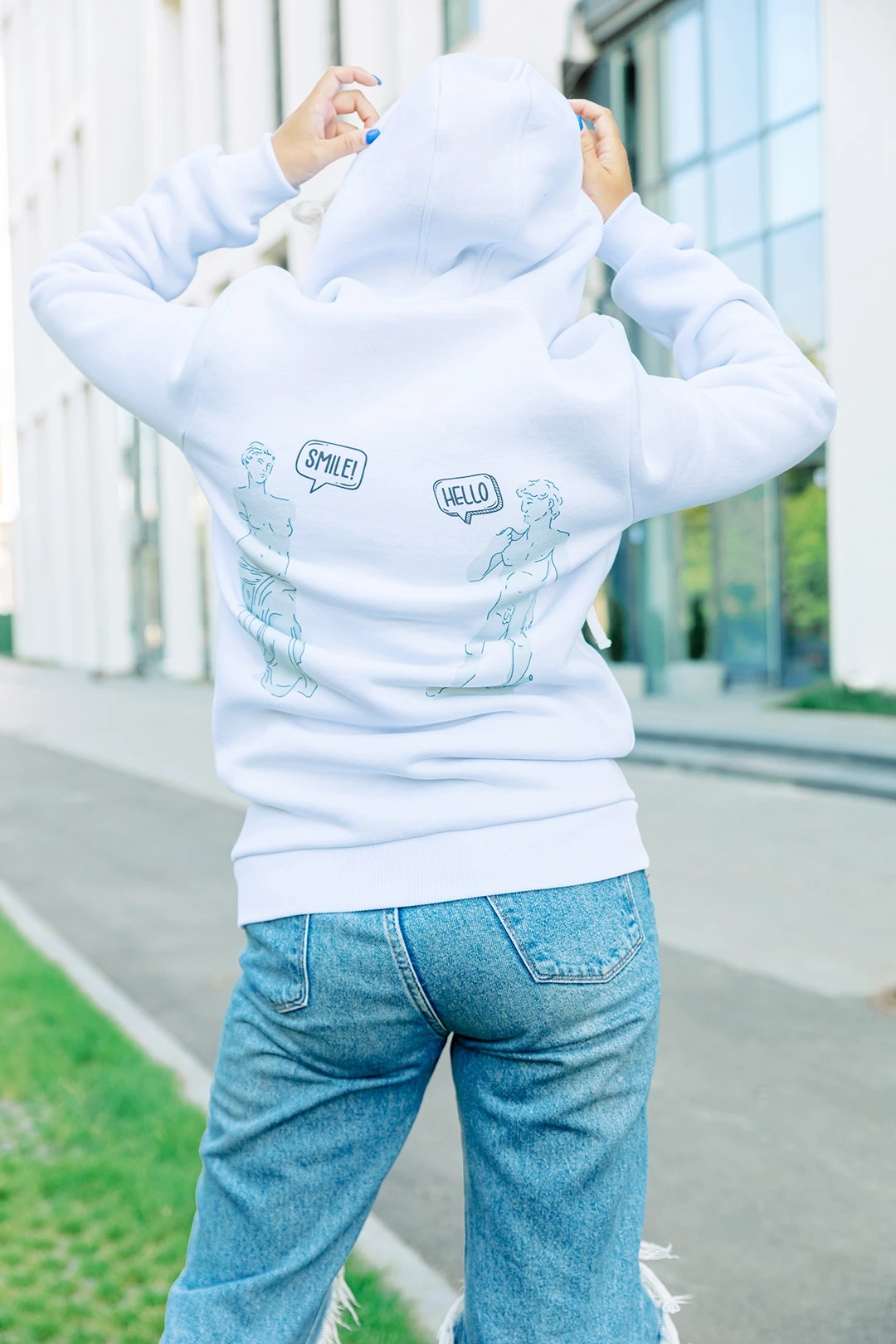 Худи Майк из футера унисекс, однотонная "Antic"#2