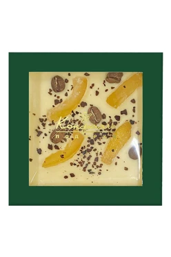 Шоколад белый с цукатами