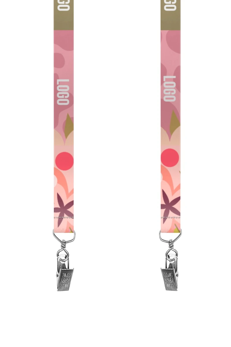 Купить ленту для бейджа атлас ширина 2 см, с клипсой, с печатью Лента для бейджа атлас ширина 2,5 см, с клипсой, с печатью