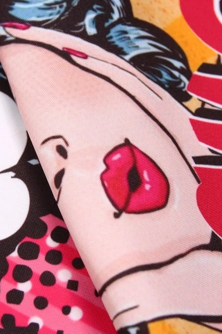 Фартук Аппетит Бокс с прямым низом, с полной запечаткой "Lady boom"#2 Фартук Аппетит Бокс с прямым низом, с полной запечаткой "Lady boom"#2