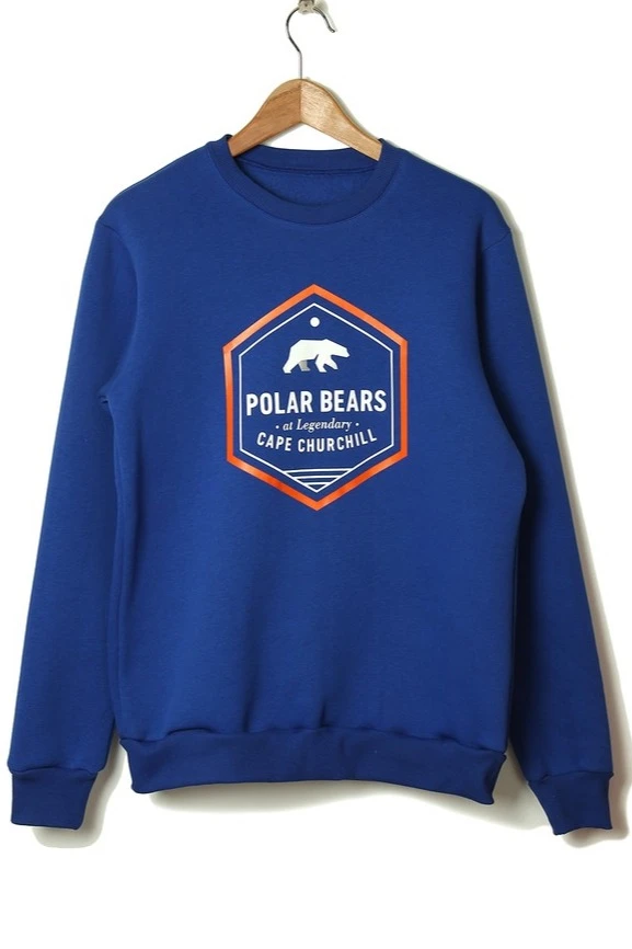 Свитшот Тревис из футера унисекс, однотонная "Polar Bears"#6 Свитшот Тревис из футера унисекс, однотонная "Polar Bears"#6