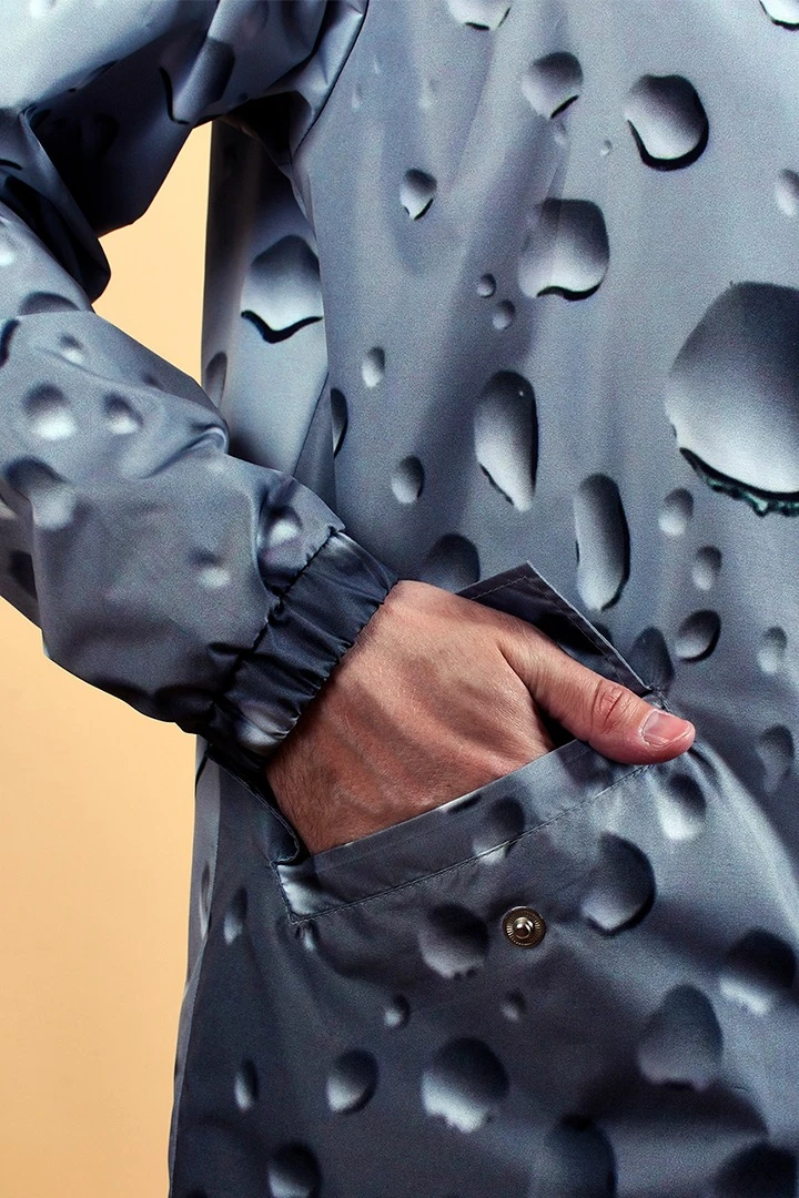 Ветровка Энерджи унисекс с полной запечаткой "Dripping"#3