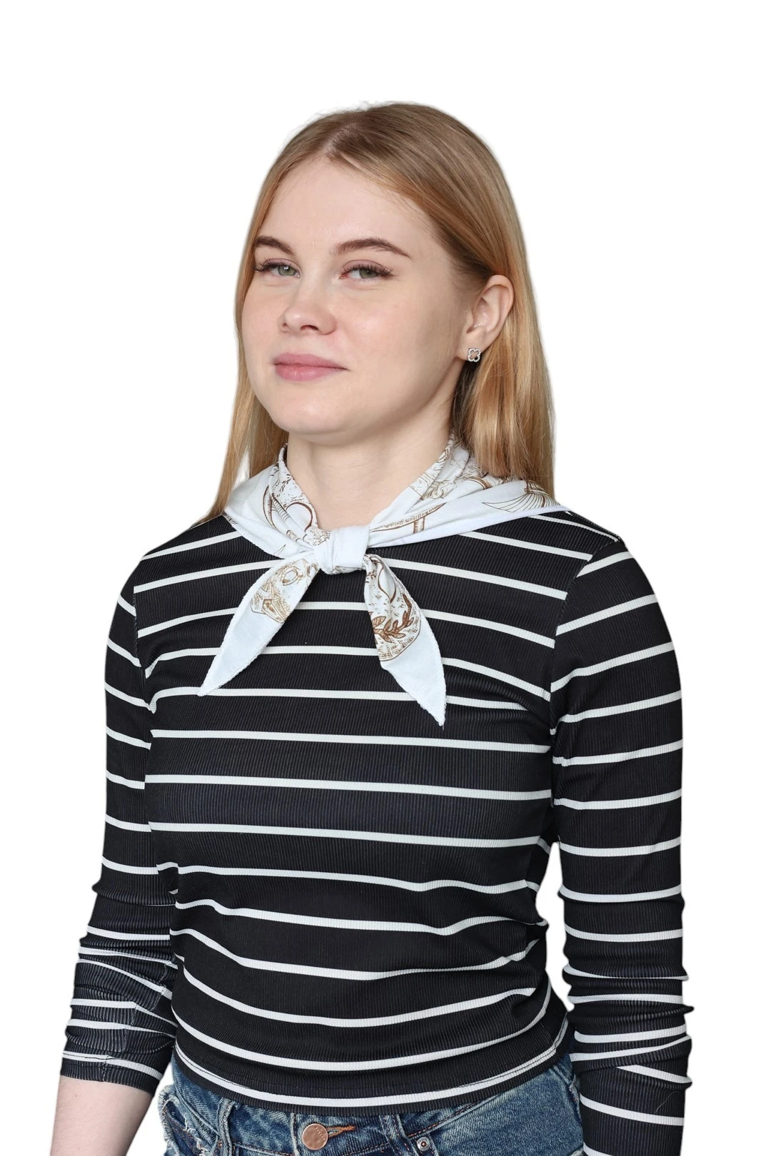 Бандана с полной запечаткой, хлопок 60х60х90 см#3