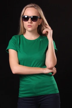 Футболка Премиум женская (Modern) однотонная (хлопок)#2