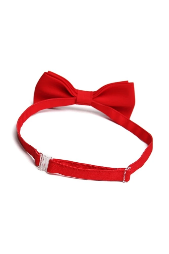 Галстук-бабочка Фэшн на фурнитуре мужская, с полной запечаткой "Red"#2