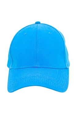 Купить бейсболку Брент шестиклинку взрослую, однотонную голубую