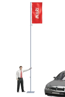Купить флагшток Моби Универсал 6 м с плечом 1,5 м