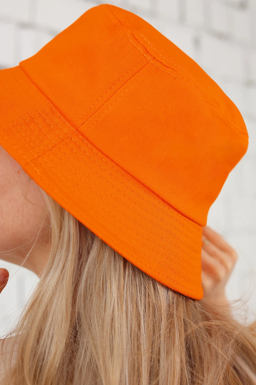 Панама Мадрид из греты с узкими полями, однотонная#1