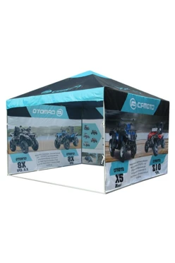 Тент для шатра 3х3 м с полной запечаткой#1