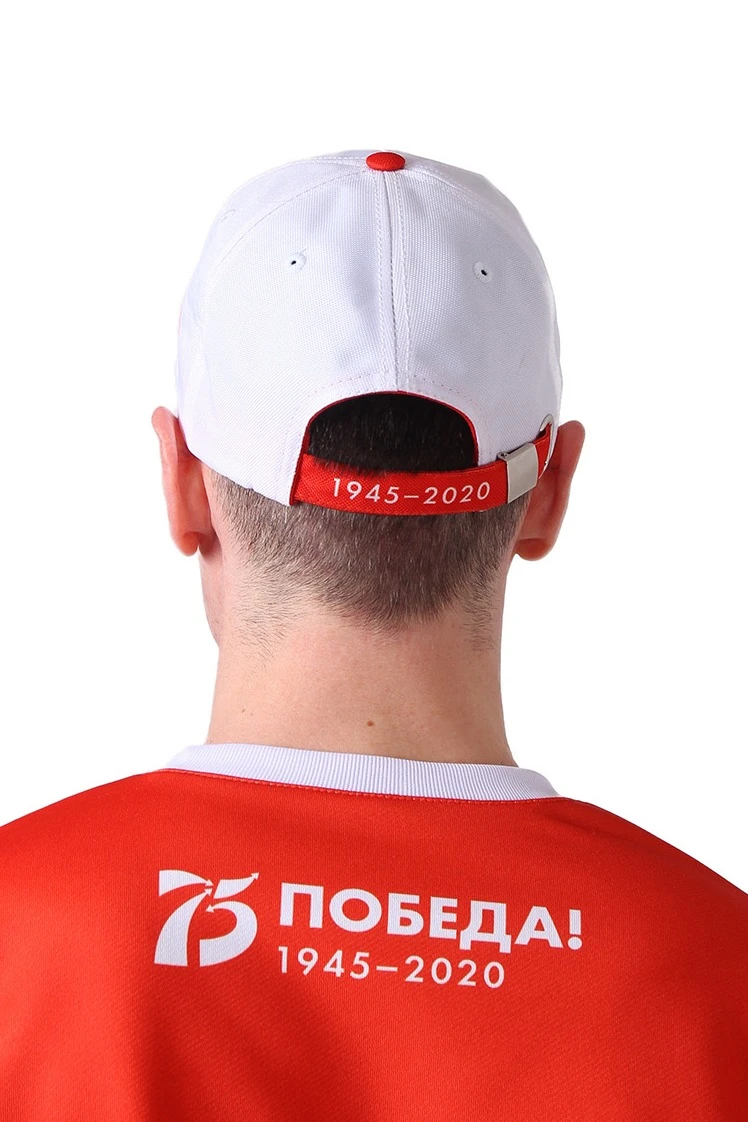 Бейсболка Стандарт взрослая с полной запечаткой (полиэстер) "Victory!"#1 Бейсболка Стандарт взрослая с полной запечаткой (полиэстер) "Victory!"#1