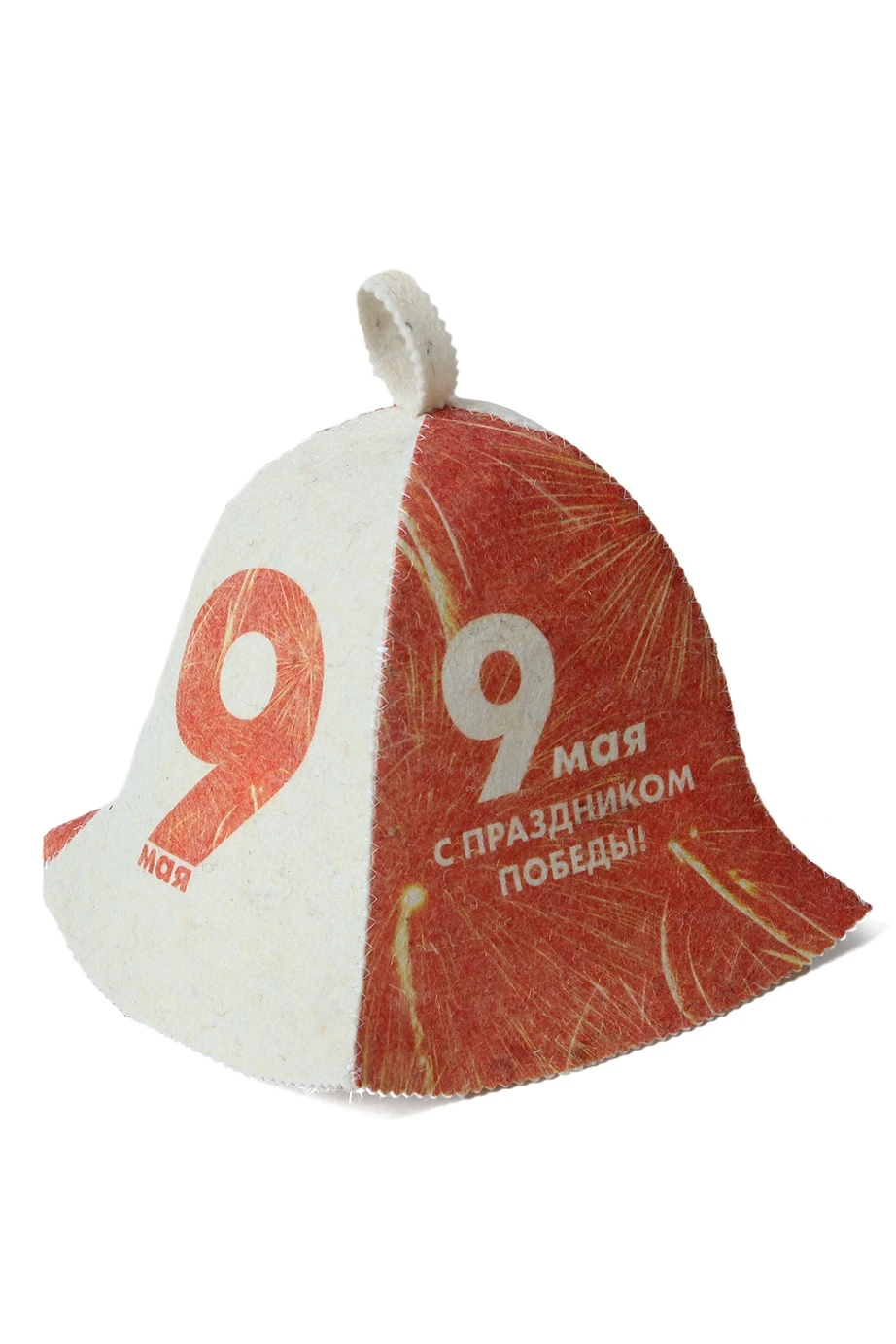 Шапка Банщик с полной запечаткой "9 May!"#3 Шапка Банщик с полной запечаткой "9 May!"#3