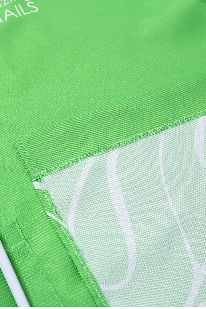 Фартук Хилтон из габардина, с полной запечаткой "Eco nails#3