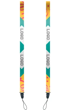 Купить ленту для бейджа блекаут ширина 2 см, с фастексом, с печатью "Logo"