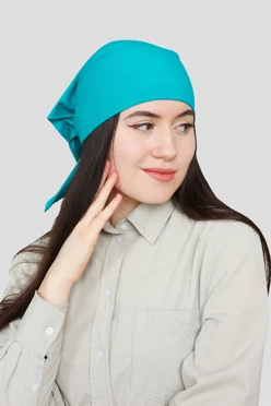 Бандана однотонная, хлопок 60х60 см#1