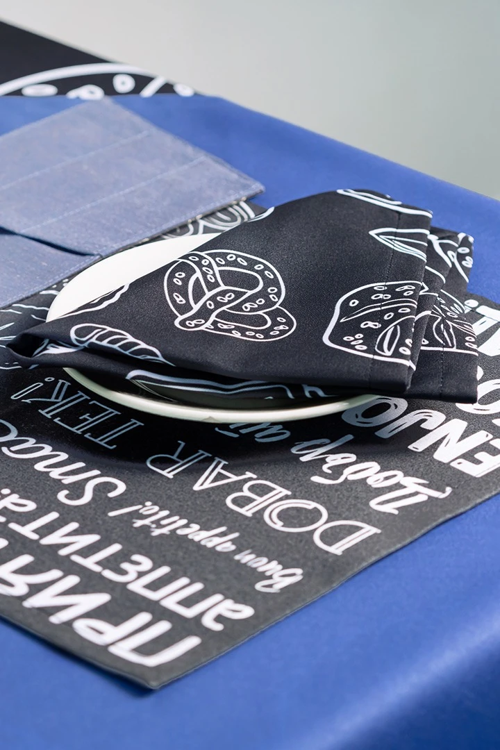 Купить салфетку из полиэстера 30х40 см, с полной запечаткой "Bavar"