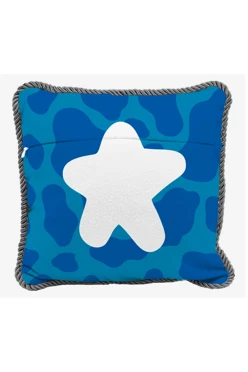 Подушка с кантом 50х50 см, с принтом "Sleep all day, danca all night"#1