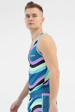 Борцовка Чарли мужская с полной запечаткой#3