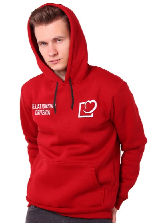 Худи Майк из футера унисекс, однотонная "Relationship criteria"#1 Худи Майк из футера унисекс, однотонная "Relationship criteria"#1