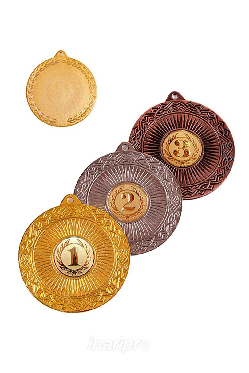 Медаль металлическая ИК7002 70мм с шильдом 25мм#2