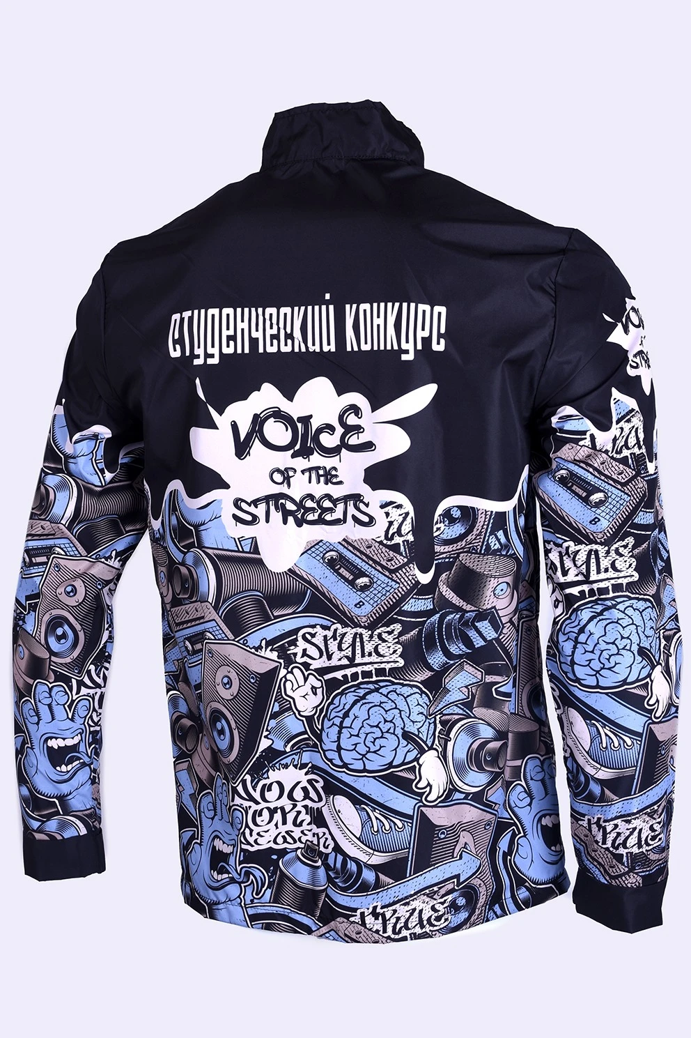 Ветровка Дилан унисекс с полной запечаткой "Voice"#4 Ветровка Дилан унисекс с полной запечаткой "Voice"#4
