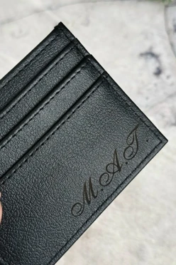 Картхолдер из натуральной кожи с гравировкой#2