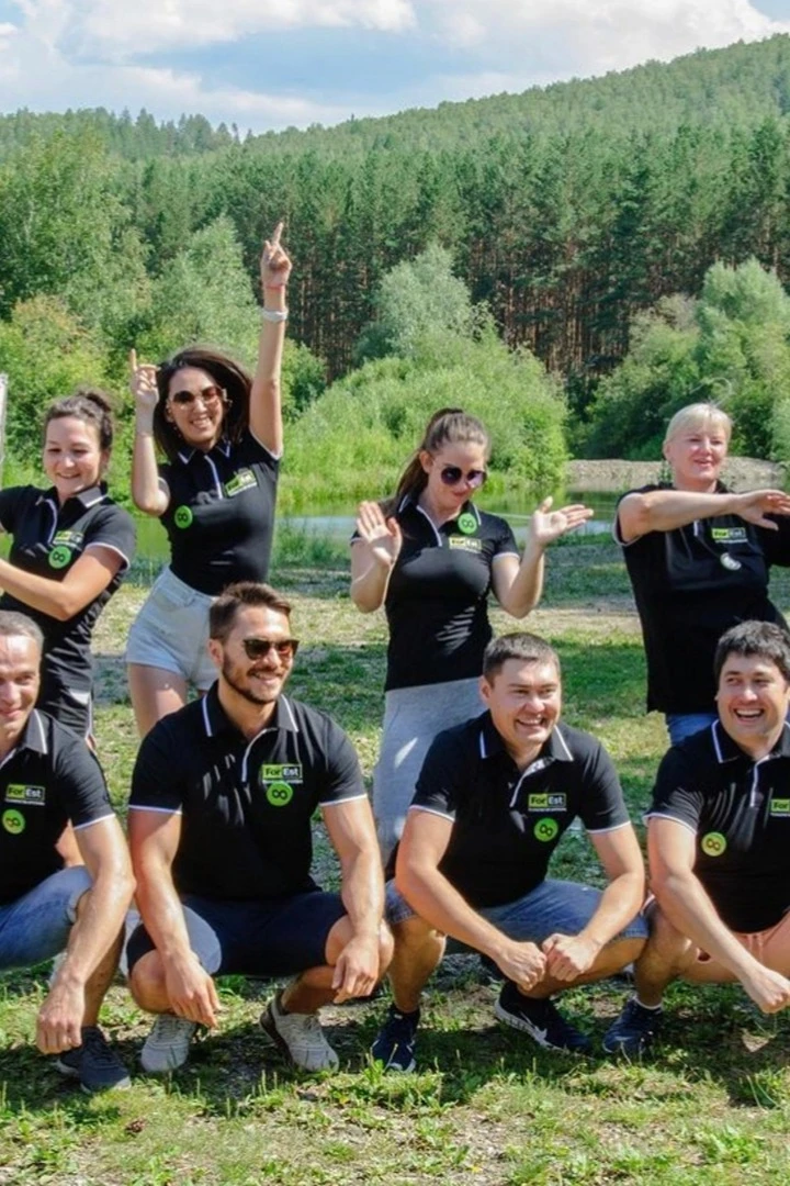 Поло Лайн унисекс комбинированная "ForEst"#2