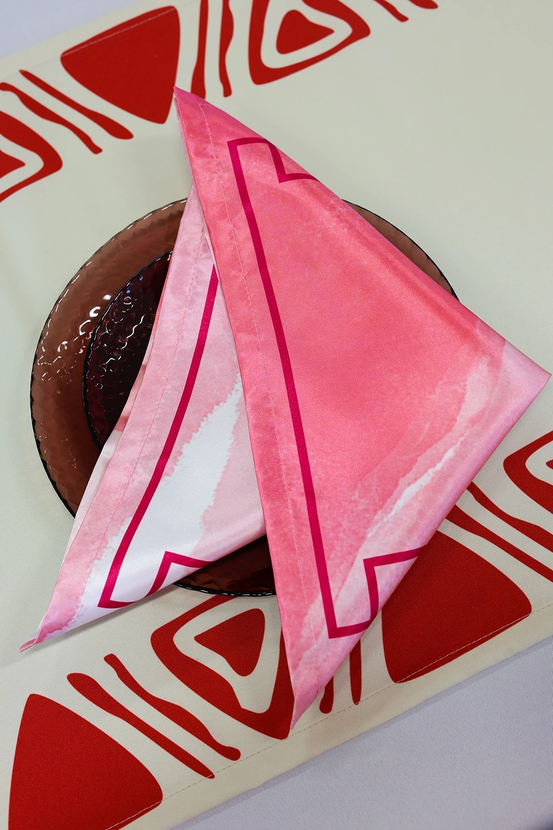 Салфетка квадратная 40х40 см, с полной запечаткой (полиэстер) "Coral dinner"#1 Салфетка квадратная 40х40 см, с полной запечаткой (полиэстер) "Coral dinner"#1