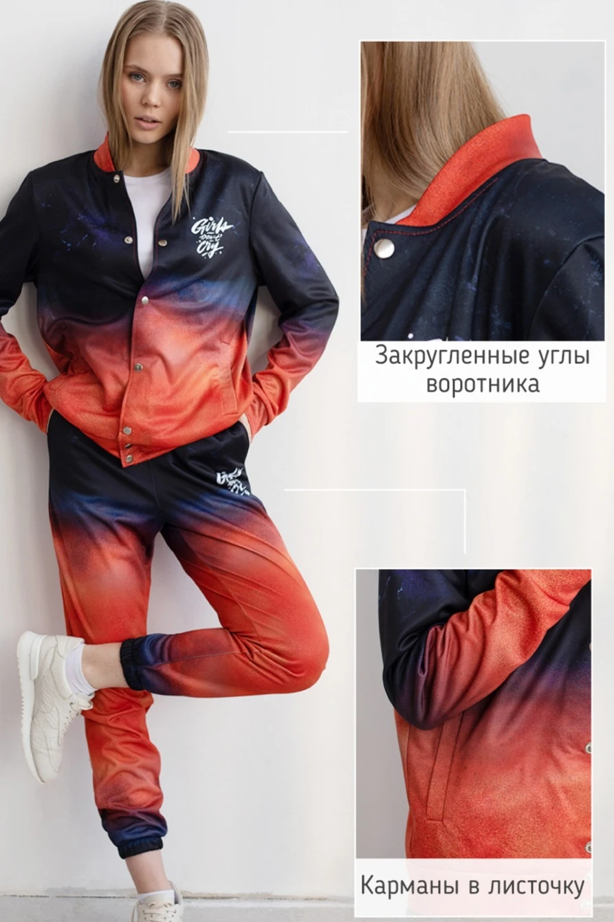 Бомбер Блэйд унисекс с полной запечаткой#3