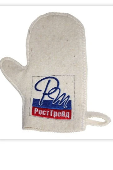Купить рукавицу банную, однотонную "Рост Трейд" Купить рукавицу банную, однотонную "Рост Трейд"