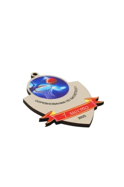 Медаль из фанеры Щит 60х50 мм МФ6010#2