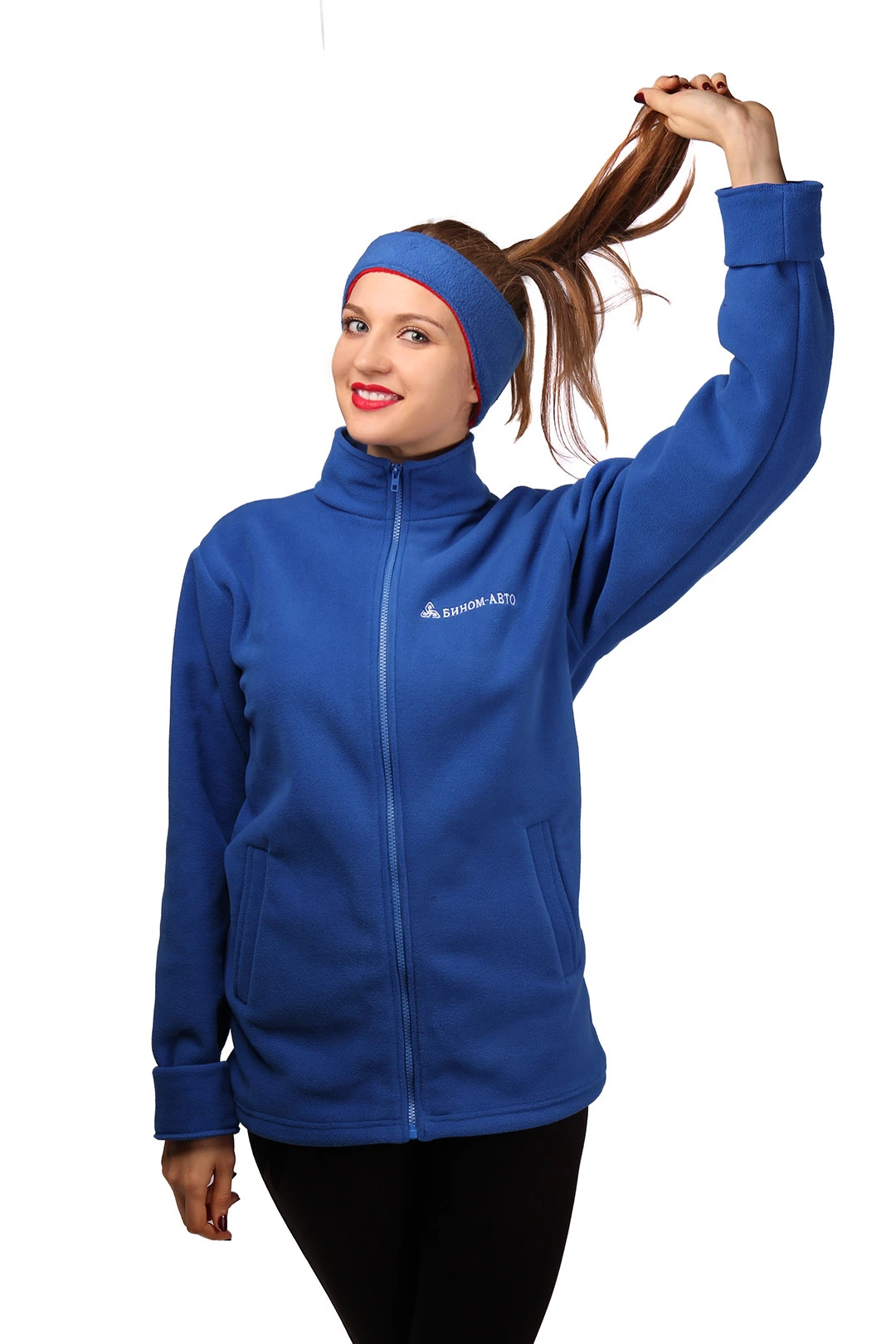 Толстовка Харисон флисовая без капюшона женская, однотонная "Binom-auto"#3