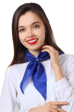 Купить косынку Лолла 60х60х90 см синюю