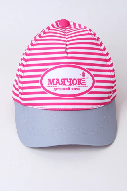 Бейсболка Стандарт детская с полной запечаткой красная полоска (полиэстер) "Beacon"#3