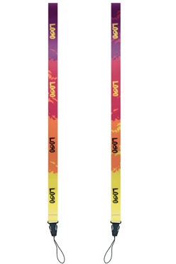 Купить ленту для бейджа репс ширина 2 см, с фастексом, с печатью "Logo"