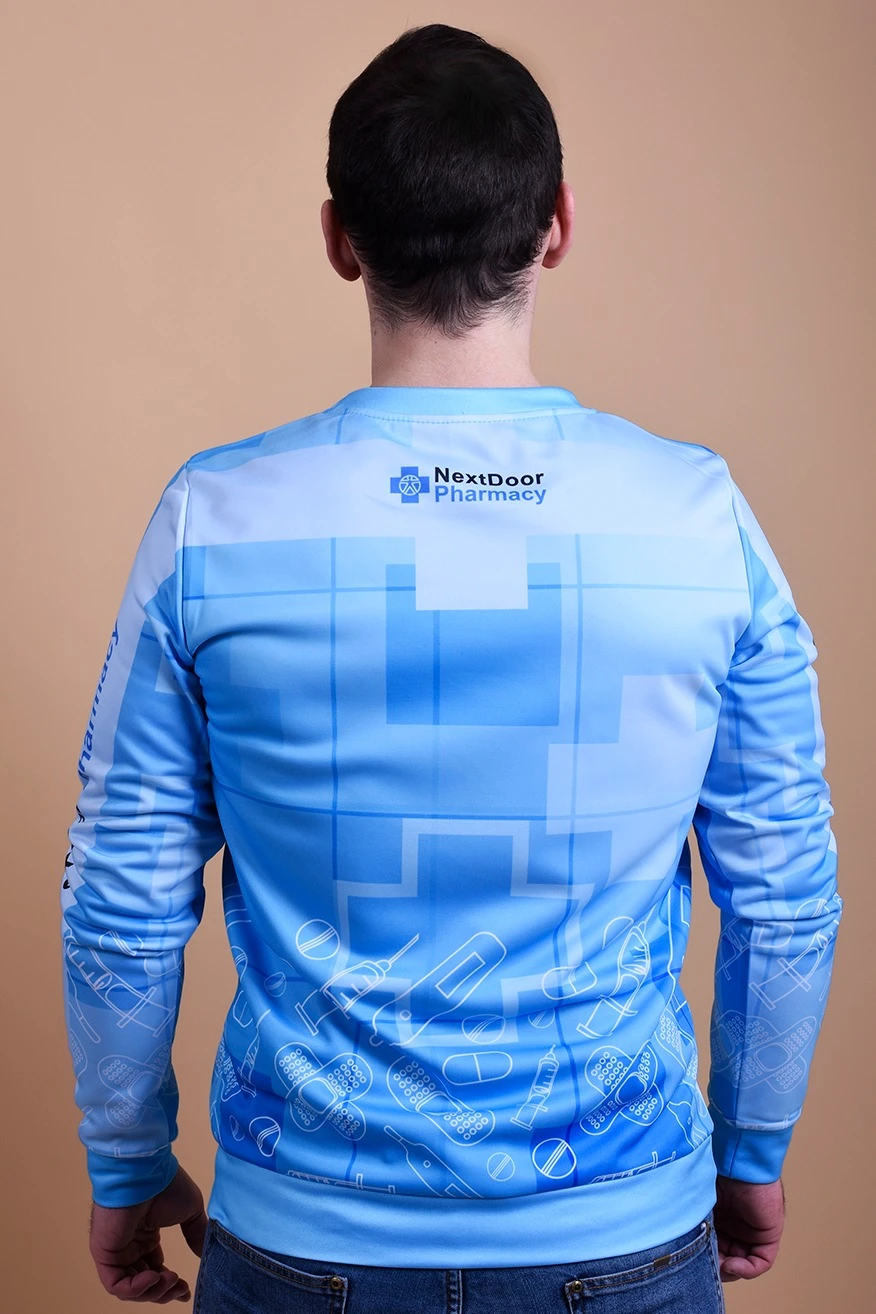 Свитшот Гарри унисекс из футера с полной запечаткой "Nextdoor"#2 Свитшот Гарри унисекс из футера с полной запечаткой "Nextdoor"#2