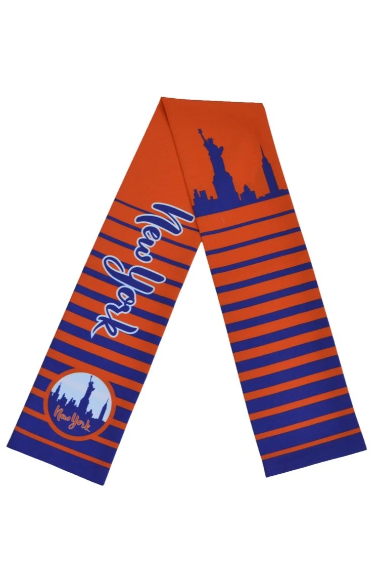 Шарф двухслойный легкий 15х120 см, с полной запечаткой#1