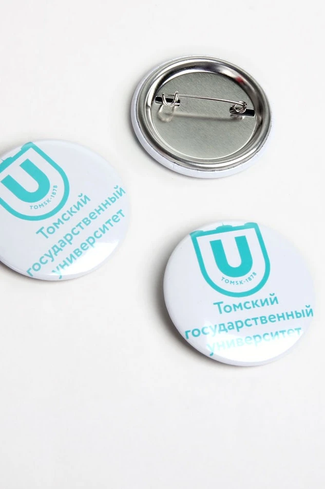 Значок закатной диаметр 44 мм, с печатью#5