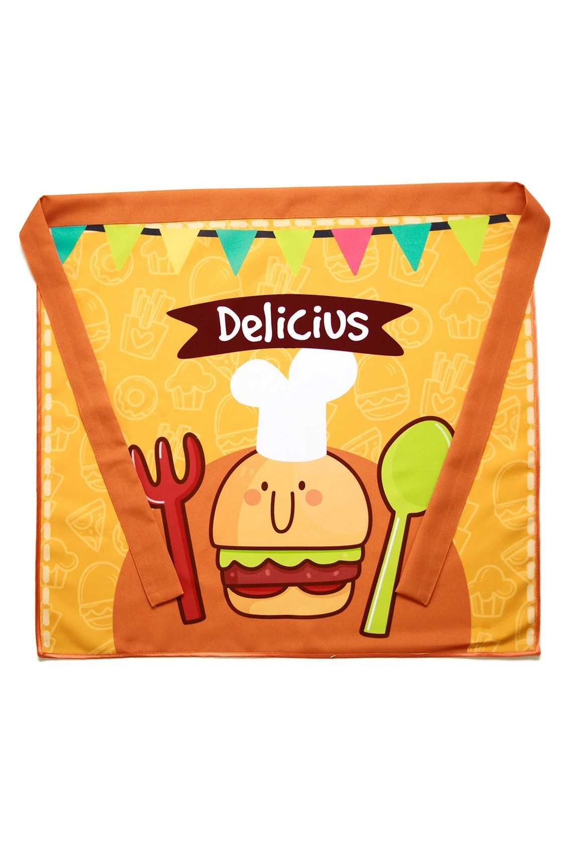 Передник Айс Бокс с прямым низом, с полной запечаткой#5