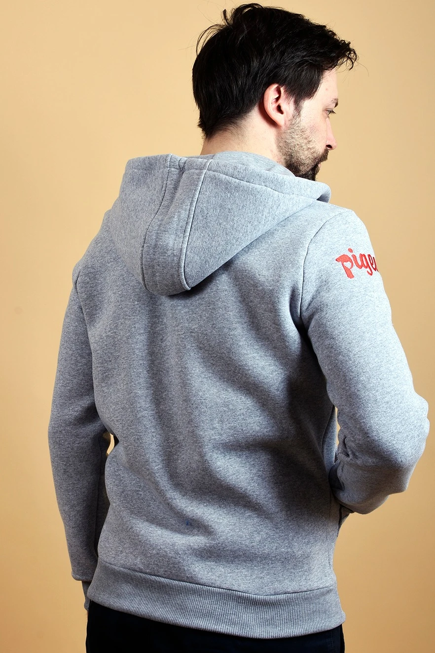 Балахон Рик из футера унисекс, однотонная "Pigeon"#6