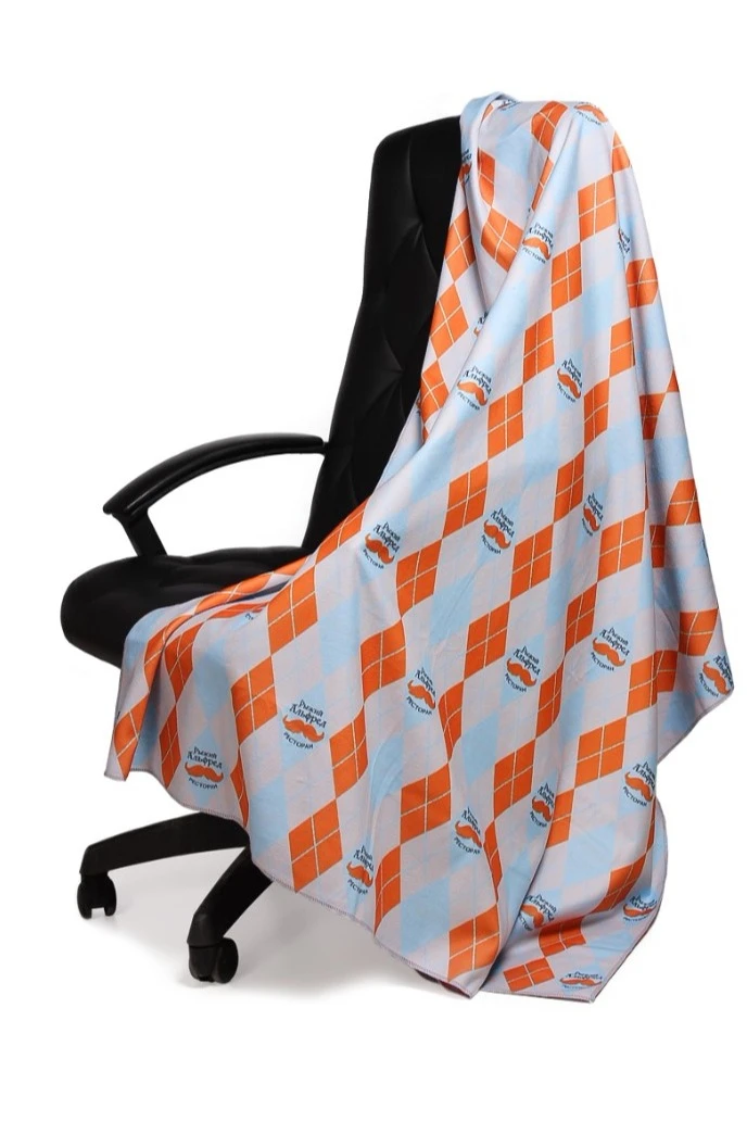 Плед Палитра флисовый, с полной запечаткой#4 Плед Палитра флисовый, с полной запечаткой#4