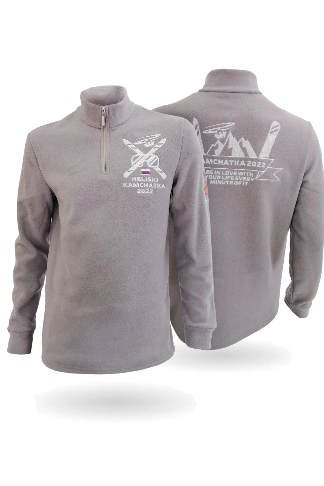 Толстовка Саймон флисовая унисекс, однотонная серая#3 Толстовка Саймон флисовая унисекс, однотонная серая#3